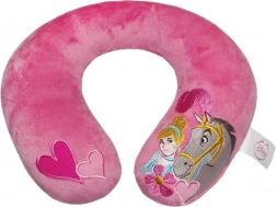 Cuscino da viaggio DISNEY PRINCESS per bambini – rosa