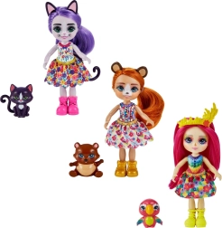 Bambola ENCHANTIMALS sorellina piccola con animaletto