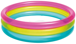 Piscina gonfiabile per bambini arcobaleno 86 × 25 cm INTEX