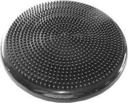Merco cuscino/pedana di equilibrio reversibile con rilievi massaggianti 33 cm nero - 1 pezzo