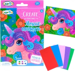 Mosaico in gommapiuma creativo – set artistico autoadesivo – Mosaico