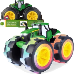 John Deere Monster Treads trattore Lightning Wheels con luce e suono