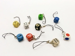 Detoa portachiavi dado – ciondolo colorato per chiavi