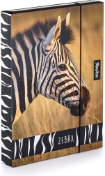 Portariviste A4 Jumbo con motivo Zebra