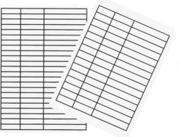 Sottofoglio per quaderno A4 rigato in plastica rigida