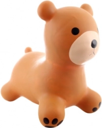 Cavallino saltatore orsetto per bambini con pompettina