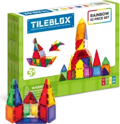 Tileblox Rainbow set di cubi magnetici 42 pezzi