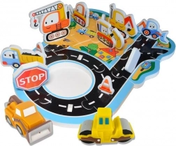 Adesivi da bagno in schiuma Zona di cantiere