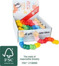 Bruco di legno flessibile SMALL FOOT