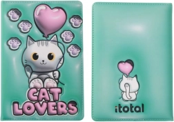 Quaderno A5 menta con rilegatura rigida e rivestimento in schiuma