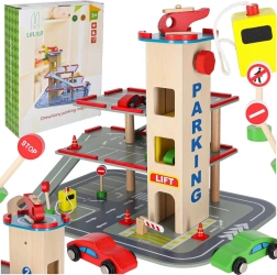 Parcheggio in legno LULILO Benino – garage multilivello con ascensore