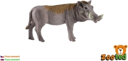 Figura in plastica di facocero della savana da 9 cm