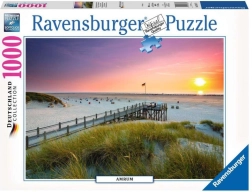 Puzzle tramonto su Amrum 1000 pezzi