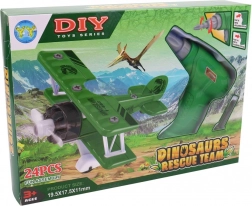 Aereo a vite con trapano e volano