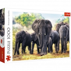 Puzzle da 1000 pezzi – elefanti africani TREFL