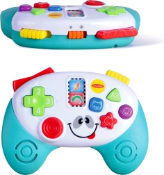 Controller da gioco con effetti luminosi e sonori