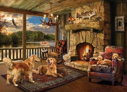 Puzzle Casa sul Lago 1000 pezzi