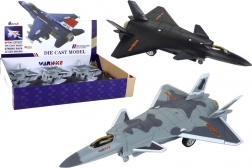 Modello di aeroplano a propulsione d'attrito in nero e grigio