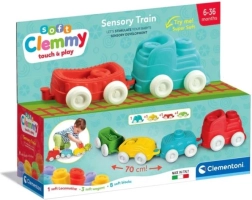 CLEMENTONI Soft Clemmy Trenino sensoriale con blocchi