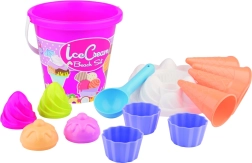 Set per la sabbia gelato - rosa
