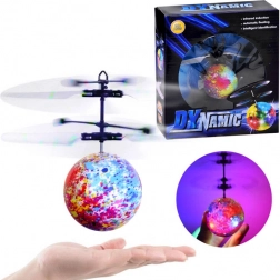 sfera volante luminosa a controllo manuale con sensori integrati