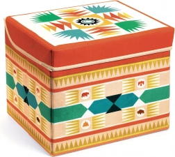Scatola per giocattoli e sedile Teepee di Djeco