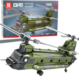 Set di costruzione elicottero militare CH-47 CHINOOK – 1451 pezzi