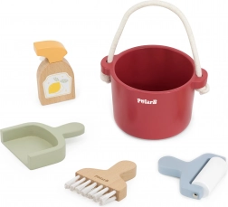 Set di pulizia in legno con secchio e accessori POLARB di VIGA