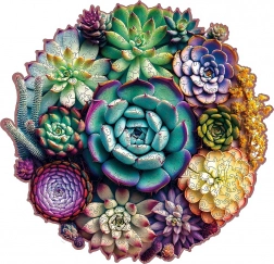 Puzzle in legno EscapeWelt Succulenti 200 pezzi