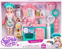 Set da Forno Sparkle Girlz con Bambola 27 cm