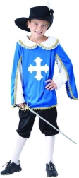 Costume da moschettiere per ragazzi 130–140 cm