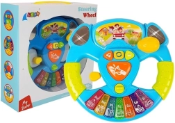 Volante Interattivo per Bambini con Pianola Luci e Suoni