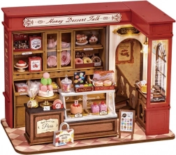 Robetime miniatura casetta Pasticceria al Miele – diorama con illuminazione LED 1:16