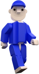 Figurina SEVÁČEK blu – grande e piccola