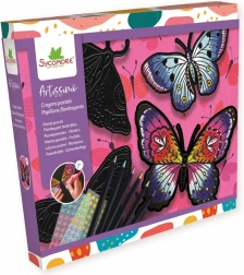 Artissimo farfalle colorate – set creativo con pastelli e gemme adesive