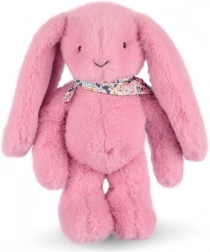 Coniglietto di peluche Doudou con sciarpa rosa