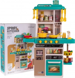 Cucina interattiva per bambini con vapore, luci e suoni 50 pezzi – Blu