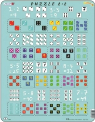 Larsen Puzzle Scientifico Moltiplicazione con Dadi