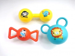 Set Fisher-Price di palline colorate con impugnature per neonati