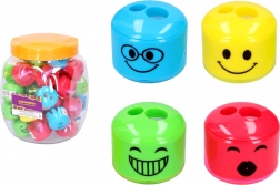 temperamatite doppio con faccina e serbatoio