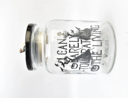 Barattolo di vetro per dolci con coperchio WEDNESDAY