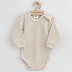 body neonato in cotone New Baby beige 74 (6–9 mesi)