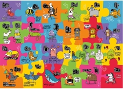 Gibsons grande puzzle da pavimento Alfabeto non tradizionale per bambini