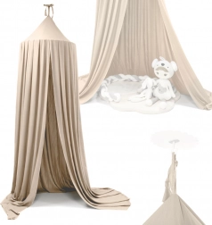 Baldacchino sospeso per culla/lettino – Beige