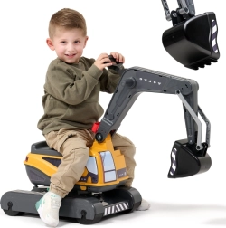 Set scavatrice gommata FALK VOLVO con cabina girevole e benna