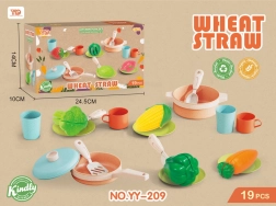 set ecologico di pentole e accessori per bambini