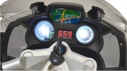 Jamara cavalcabile a forma di motocicletta della polizia - pezzo di ricambio