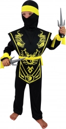 Costume di carnevale per bambini Ninja giallo