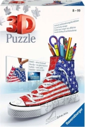 RAVENSBURGER puzzle 3D Sneaker (americana) 108 pezzi