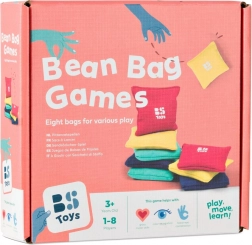 Set di giochi con sacchetti di tessuto riempiti di sabbia